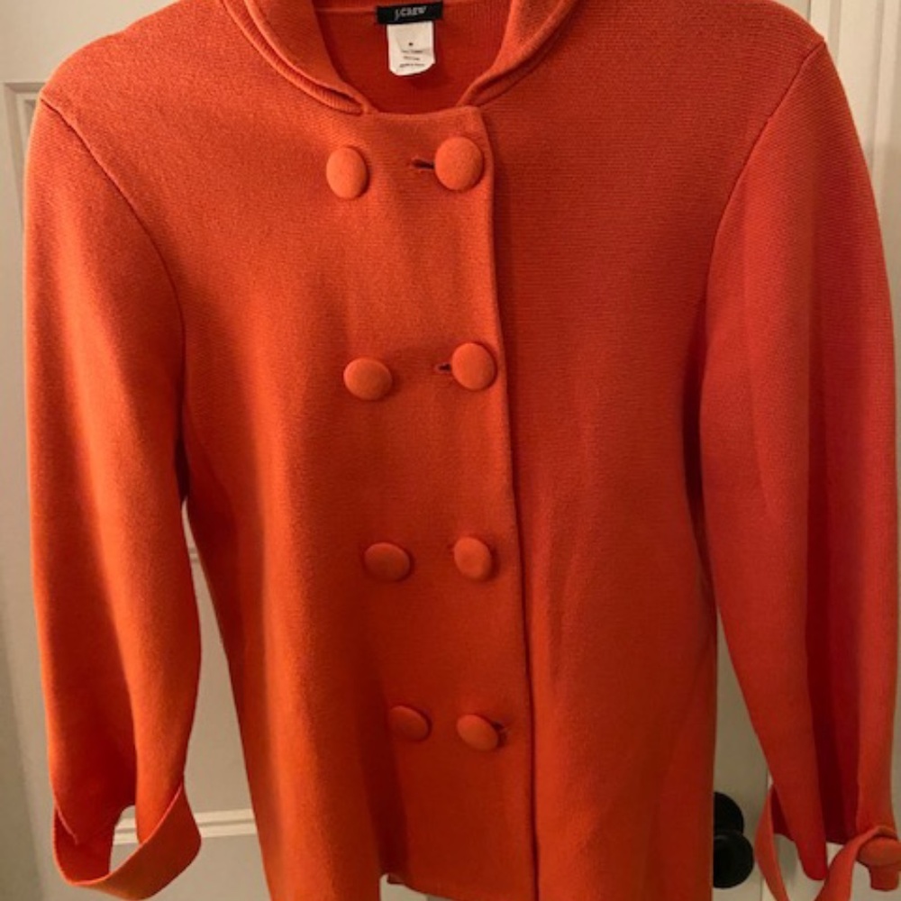 J.CREW sweater jacket medium